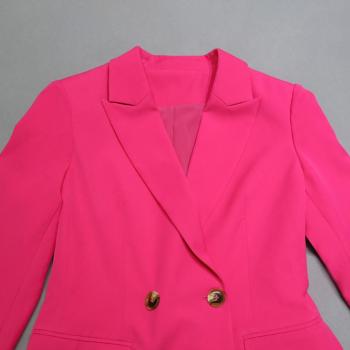 Pink Jumpsuit With Matching Blazer Set