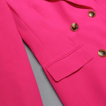 Pink Jumpsuit With Matching Blazer Set