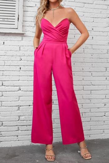 Pink Jumpsuit With Matching Blazer Set