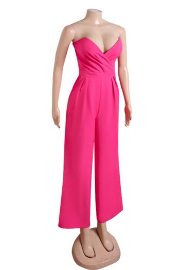 Pink Jumpsuit With Matching Blazer Set