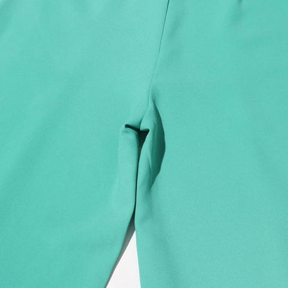 Mint Green Belted Shirt High Waist Wide Leg Pant Set